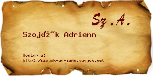 Szoják Adrienn névjegykártya